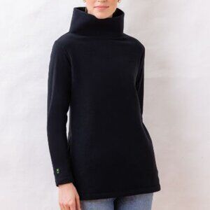 Dudley Stephens Cobble Hill Turtleneck in Black (Size Small)